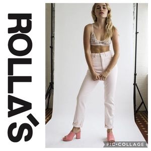 ROLLAS Dusters Faded Pink High Rise Relaxed size 27